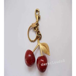 Keychain Cherry Style Red Color Chapstick Wrap Lipstick Cover Team Lipbalm Cozybag Parts Mode9126782