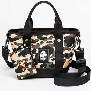 Designer bapestar Bag Shark Japanese Magazine Appendix Pack Comfort Ape Camo Tote Bag Wallet Two Piece Set Japanese and Korean bapessta