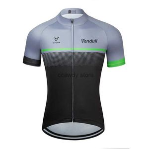 Erkek Tişörtleri 2023 Vendull Takımı Bisiklet Jersey Gömlek Racing Spor Bisiklet Gömlek Ropa Ciclismo Pro MAN MTB Bike Jersey Yaz Bisikleti Wearh24126