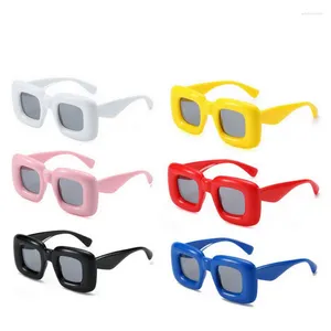 Inflatass Sunglasses S Funny Square Street 2024 Modne okulary nowatorskie prezent koncertowy