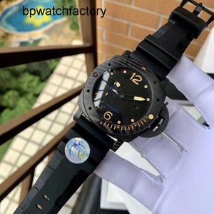 paneraii Designer Automatic Mens Clean-factory Watch Pam Watches 47mm Dial Black Color Mechanical Movement Carbotech Wristwatch Luminous Paner Watch Ohuu