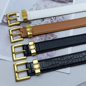 Belts for women designer cintura donna ceinture designer belt luxe Leather Business Womens Classic Smooth Buckle Cowhide Belt Cintura width 30mm