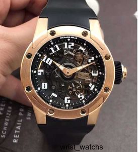 Movement Watch Wrist Wrist Watch Richardsmille Wristwatch RM63-01 Rose Gold Fashion Leisure Sports Machinery Wristwatch