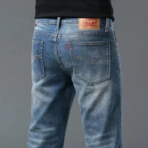 501 Levi Jeans Designer Jeans Luxo Roxo Jeans Roxo Marca Jeans 511 Moda Mens Jeans Angustiado Rasgado Motociclistas Mulheres Denim Carga Homens Calças Pretas Muito Bom