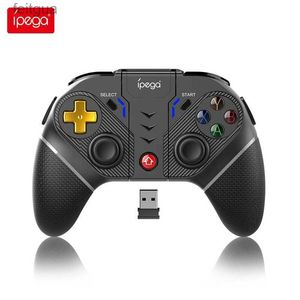 Spelkontroller Joysticks IPEGA PG-9218 GAMEPAD Bluetooth 5.0 2.4G Game Controller Wireless Joystick för Android Mobiltelefonomkopplare S3 YQ240126