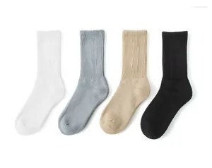 Men's Socks 2024クループレミアムソックパッケージユニセックスの性別中立ストリートヒップホップカスタムロゴノベルティカジュアル