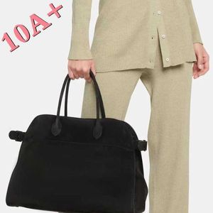 Cowhide The Style Row 17 Bag Bags 간단한 브랜드 클래식 더플 TR 핸드백 2024 Margaux 싱글 어깨 대용량 통근 무료 배