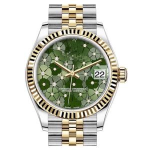 Automatisk designer Watches Mens Mechanical Watch armbandsur 31mm Sapphire Glass Lens rostfritt stål Rem pojkvän och flickvän Montre med låda vattentät