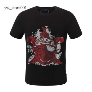 Killer Style Plein Bear Camiseta Camisetas Tops -marca Phillip Plein de manga curta Moda Praia Preta Mens Verão Philipps Plein Crânios Teddy Bear Padrão 9046