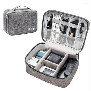 Watch Boxes Cable Storage Bag Waterproof Digital Electronic Organizer Portable USB Data Line Charger Plug Travel