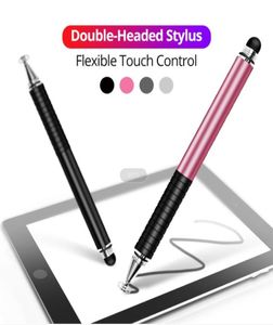 Universal 2 w 1 styl pióra rysunek tabletek Pen Pensastyczny ekran Caneta dotykowy długopis do mobilnego telefonu z Androidem inteligentny ołówek AccessI2198601