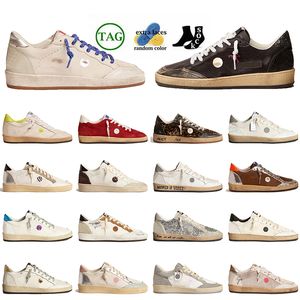Fashion Designer Casual Shoes Italy Brand Luxury Ball Star Womens Mens Low OG Trainers Handmade Suede Leather Sneakers Gold Glitter Upper Basketball Silver Vintage