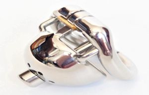 Dispositivi maschili Gabbia per gallo corto super piccola in acciaio inossidabile con suoni uretrali Catetere Giocattoli del sesso per gli uomini Gabbia di blocco del pene schiavo7092268