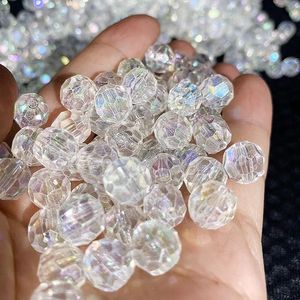 Charm 300/500pcs 6/8/10mm Transparency Acrylic Angle Beads Diy Crafts String Loose Bead Necklace Earrings Bracelet Knitting Ornament
