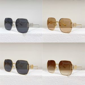 Hochwertige Designer-Sonnenbrille für Damen, UV-Schutz, einfacher Buchstabe, Lunette de Soleil, lässige Brille, Herren-Sonnenbrille mit großem Rahmen, sehr gut, hj053