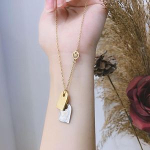 Pendant Necklaces Designer Fashion Necklace Choker Chain 925 Silver Plated 18K Gold Stainless Steel Letter For Women Jewelry Gifts