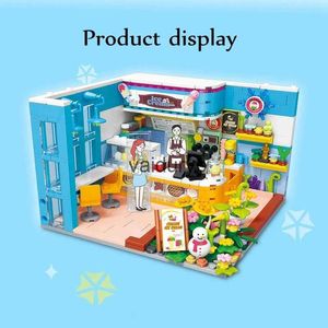 Blocks 590PCS City Building Blocks Sets Kits Friends House Ice Shop Carrot Basket Classic DIY Bricks Educational Toys for Girlsvaiduryb