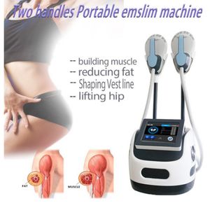 Annan skönhetsutrustning 2 Applikatorer Muskelbyggnad och fettreduktion Emslim Hiems Body Belly Fat Burning Non Invasive