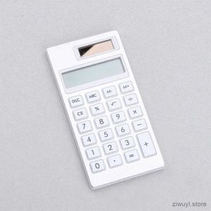 Kalkylatorer Mini 12 bitars Mute Calculator Student Stationery Ultra Thin Sallar Calculator School Office Electronic Creative Calculator
