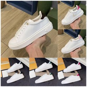 Designer de luxo sapatos casuais moda ao ar livre sapato plataforma mulheres branco rosa vermelho verde preto esportes tênis de corrida bordado clássico homens mulheres tênis de cadarço