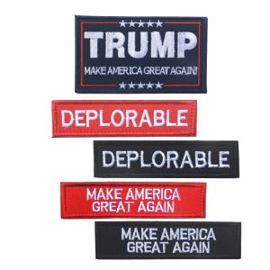 Donald Trump 2024 Toppe ricamate Badge Patch Emblemi Braccialetti tattici Abbigliamento Accessorib Patch 0126