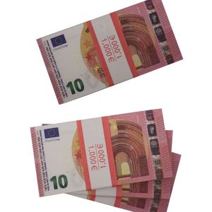 Movie Money 10 Euro Toy Currency Party Copy Fake Money Money Gift 50 dollar ticket3186bveu