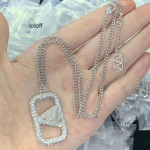 Luxury brand necklace pendant designer fashion Valentinolies jewelry man cjeweler letter V chain for men woman trendy necklaces jewellery kh2