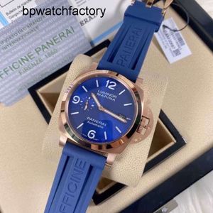 Paneraii Watch Designer Watchs for MensのクリーンファクタリーメカニカルサイズMMオートスポーツリストウォッチメンズラグジュアリーウォッチウェン