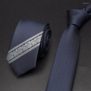 Bow Ties Mens Fashion 6cm Skinny Men's for Tie Business Assactories Discale Wedding Dress Fress Luxury Necktie Gifts Men Corbatas
