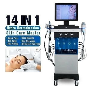 14 em 1 Máquina original da hidratarmoabrasão Diamante descascamento DermoBrashing Machine Equipment Limpador Cuidado de pele Remoção Remoção Limpa