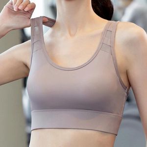 Camisoles Tanks Sports Underwear Women's stockproof High Starkt Fitness Vest Training Summer Yoga Bra Workout Top Bras
