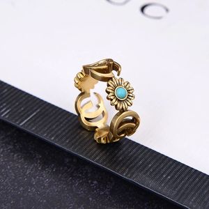 ring Designer ring luxury designer rings for Women love Designers Simulated Diamond White Rose Gold trend fashion gold cool