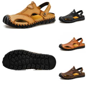 Designer Estate Nuovi sandali casual da donna da uomo di alta qualità all'aperto Sandali con fondo piatto Pantofole con cinturino Pantofole in pelle a spina di pesce Scarpe da spiaggia da donna