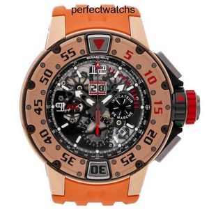 Mechanical Watch RM Wrist Watch Richardmiille armbandsur RM032 RM032 Return Chronograph Diver Car Gold Mens Watch RG RG