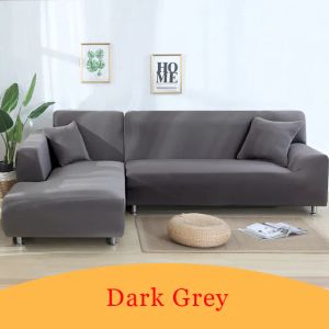 Solid color corner sofa covers for living room elastic spandex slipcovers couch cover stretch sofa towel Top Quality