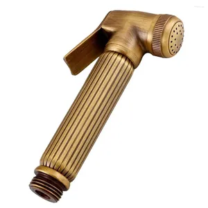 Bath Accessory Set Copper Handheld Toilet Bidet Sprayer Diaper More Hygienic-Bronze