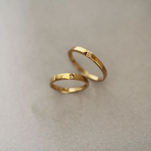 Goldtutu 9k Solid Gold Ring for Women Thin Band Stacking Fine Jewelry Wedding Party kj508 240119