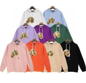 Palmangel Tasarımcı Hoodie Erkek Hoodie Ayı Baskı Sıcak Kazak Moda Kazak Kazak Uzun Kollu Gevşek Çift Üst Giyim