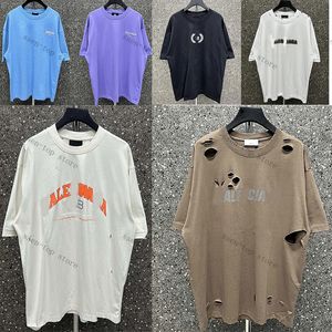 Herren-T-Shirts, Polos, T-Shirts, Rundhalsausschnitt, bestickte und bedruckte Sommerkleidung im Polar-Stil mit reiner Street-Baumwolle 2024