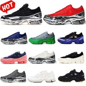 Mode Originals Raf Simons Ozweego Casual Shoes III Män Kvinnor Clunky Metallic Silver Sneaker Dorky Trainers Outdoor Sneakers Sports 35-45 B2Te#