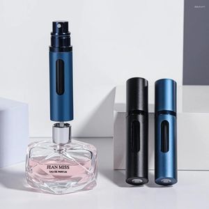 Storage Bottles 5 8ml Glass Refillable Perfume Bottle With Spray Scent Pump Portable Travel Empty Cosmetic Containers Mini Atomizer