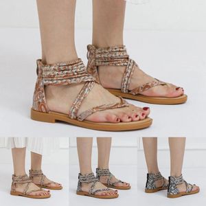 Sandalen Ethnic Vintage Report für Damen Größe 39 Kleid mit Strasssteinen Damen