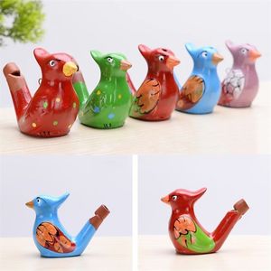 Creative Water Biry Withle Ceramic Peafowl Lark Whistles Crianças Cartoon Whistles Retro Ceramics Craft decoração T9I002564