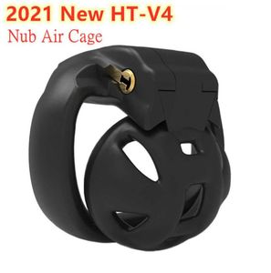 2021 HT-V4 3D Nub Cage Маленькое мужское устройство, кольца на пенис, рукав для члена, замок кобры, сексуальные игрушки для взрослых БДСМ для мужчин1752621