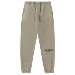 EssentialPants Mens Joggers Stack Sweatpants Streetwearグレーレッドズボン綿leas