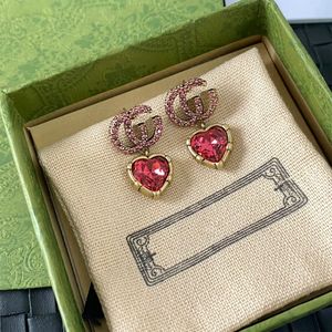 Luxury Stud earrings Designer For Women Diamond Earring brass material 925 silver needle earrings jewelry are the perfect party gift for ladies