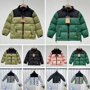 2025 Childs Down Coat قابلة للانعكاس بريتو سترة Toddler Boys Girls Kids Winter Mount Chimborazo Hoodies Green Warm North Scay 700 Overcoat 100-170