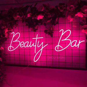 LED Neon Sign Custom Beauty Bar Rave Vibe Light LED Neon Sign Lights Lampada al neon per feste Appeso a parete per Bar Club Pub KTV Negozio Home Art Decor YQ240126