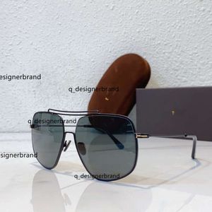 Sun tom dropshipping marca designer óculos de sol de alta qualidade metal óculos de sol homens mulheres ford óculos uv400 lente unisex com caixa 8 tf cores k7pm