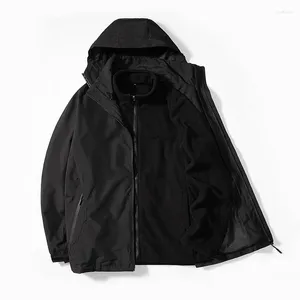 Jaquetas de caça esportes ao ar livre ciclismo velo casaco com capuz cardigan blusões plus size L-6XL caminhadas chaqueta inverno masculino